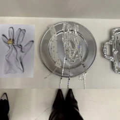 Candy Cane Silver Necklace -Fashion Clothing Store 0E32128A E825 430A 9602 911221774747