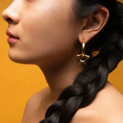 Tell My Heart Earrings Gold -Fashion Clothing Store 30