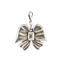 Bow Charm Silver