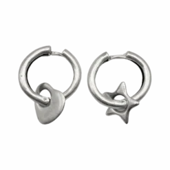 Tell My Heart Earrings Silver