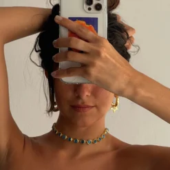 Corazón Roto Blue Necklace -Fashion Clothing Store 9F3AA3EA 837E 4362 89CA 8A3BF478D098 scaled