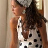 Amanecer White Bandana -Fashion Clothing Store Amanecer White Bandana 4