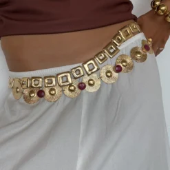 Breezy Gold Neckalce/Belt