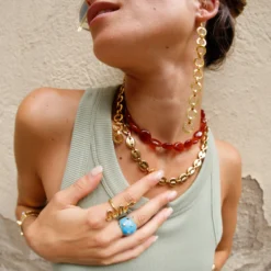 Stolen Kiss - Garnet Necklace -Fashion Clothing Store Capturadepantalla2022 09 12alas15.36.11