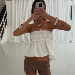 Camila Cream Top/Skirt