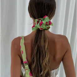 Mati Scrunchie Green -Fashion Clothing Store Frame 26