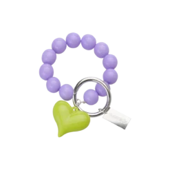 Maddy Purple Key Charm