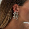 Crocodile Silver Earrings -Fashion Clothing Store Frame 31