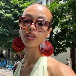 Teresa Brown Earrings -Fashion Clothing Store Frame 48