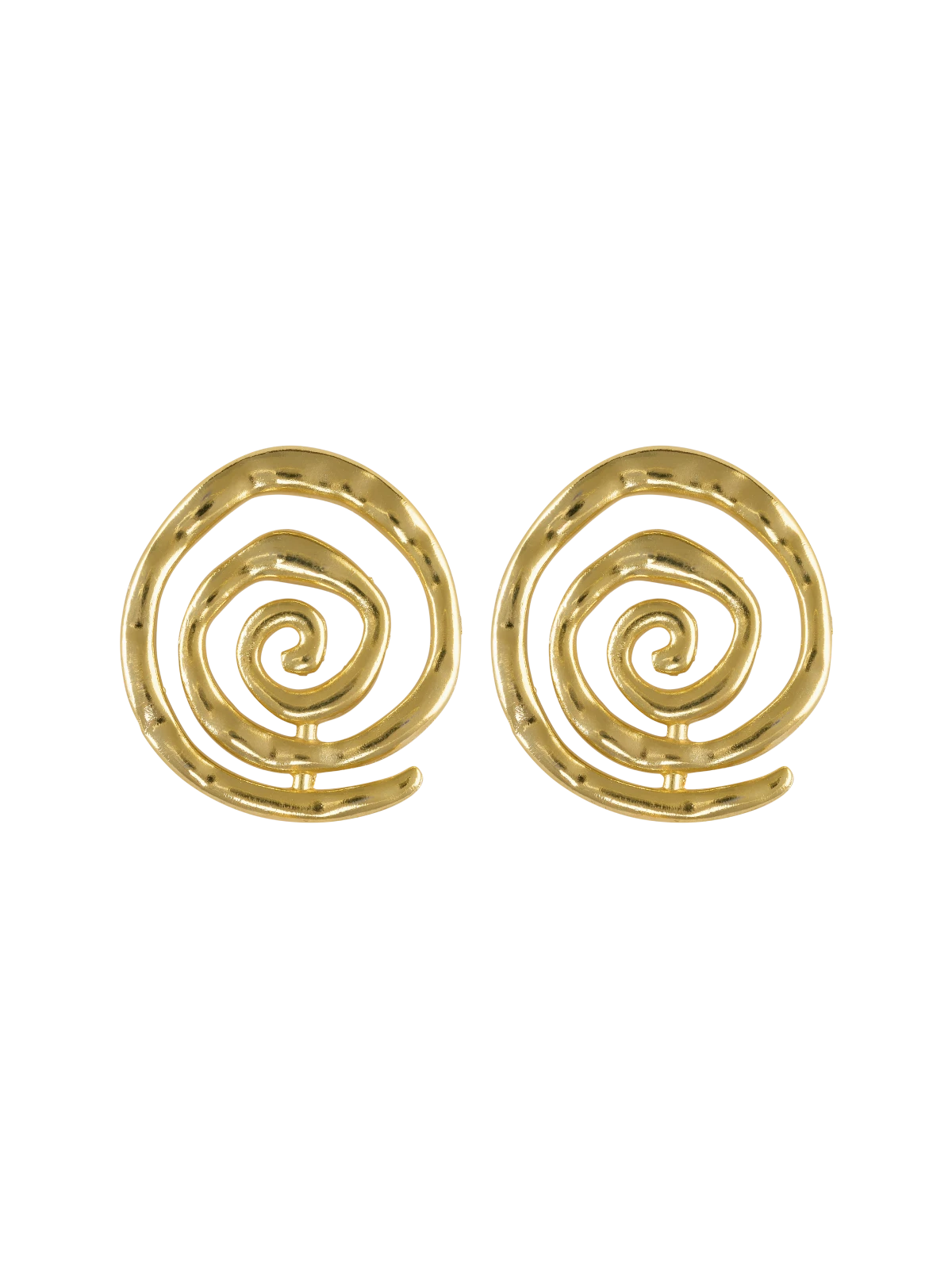 Golden Twirl Earrings 4 Golden Twirl Earrings - Image 2