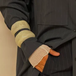 Ribbon White Bracelet -Fashion Clothing Store IMG 0221