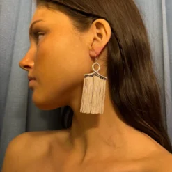 Vega Silver Earrings -Fashion Clothing Store IMG 0389