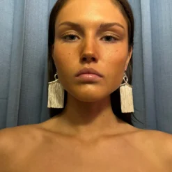 Vega Silver Earrings -Fashion Clothing Store IMG 0397 83767cbe 4605 44d6 bd81 6acacd4f0bc5