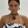 Catalina Black Necklace -Fashion Clothing Store IMG 0421