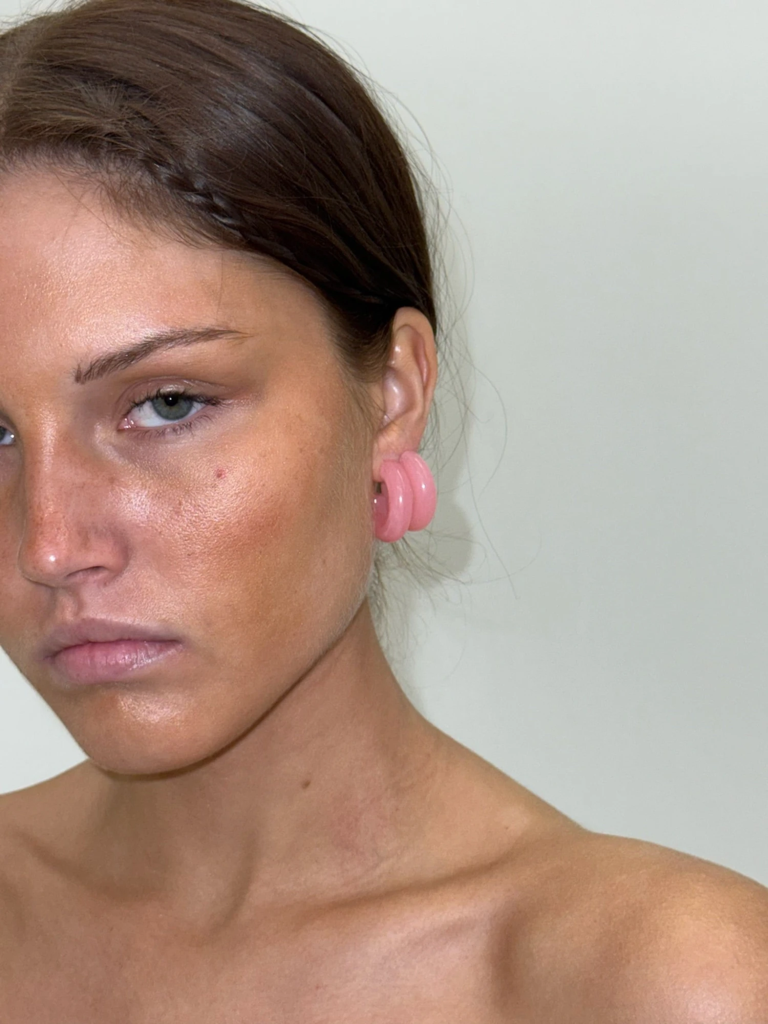 Rocío Pink Mini Hoops 3 Rocío Pink Mini Hoops