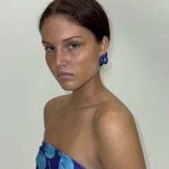 Rocío Blue Mini Hoops -Fashion Clothing Store IMG 0487 8a5c16f7 c4d7 4694 9298 10801f9436cd scaled