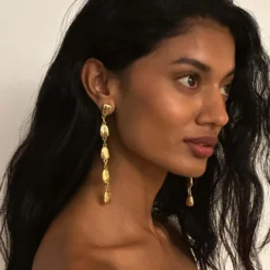 Tears On My Own Earrings -Fashion Clothing Store IMG 3938copy scaled