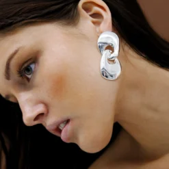 Aria Silver Earrings -Fashion Clothing Store IMG 6908 1 scaled