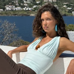 Macarena Hoops Turquoise 19 Macarena Hoops Turquoise -Fashion Clothing Store MacarenaHoopsTurquoise 1