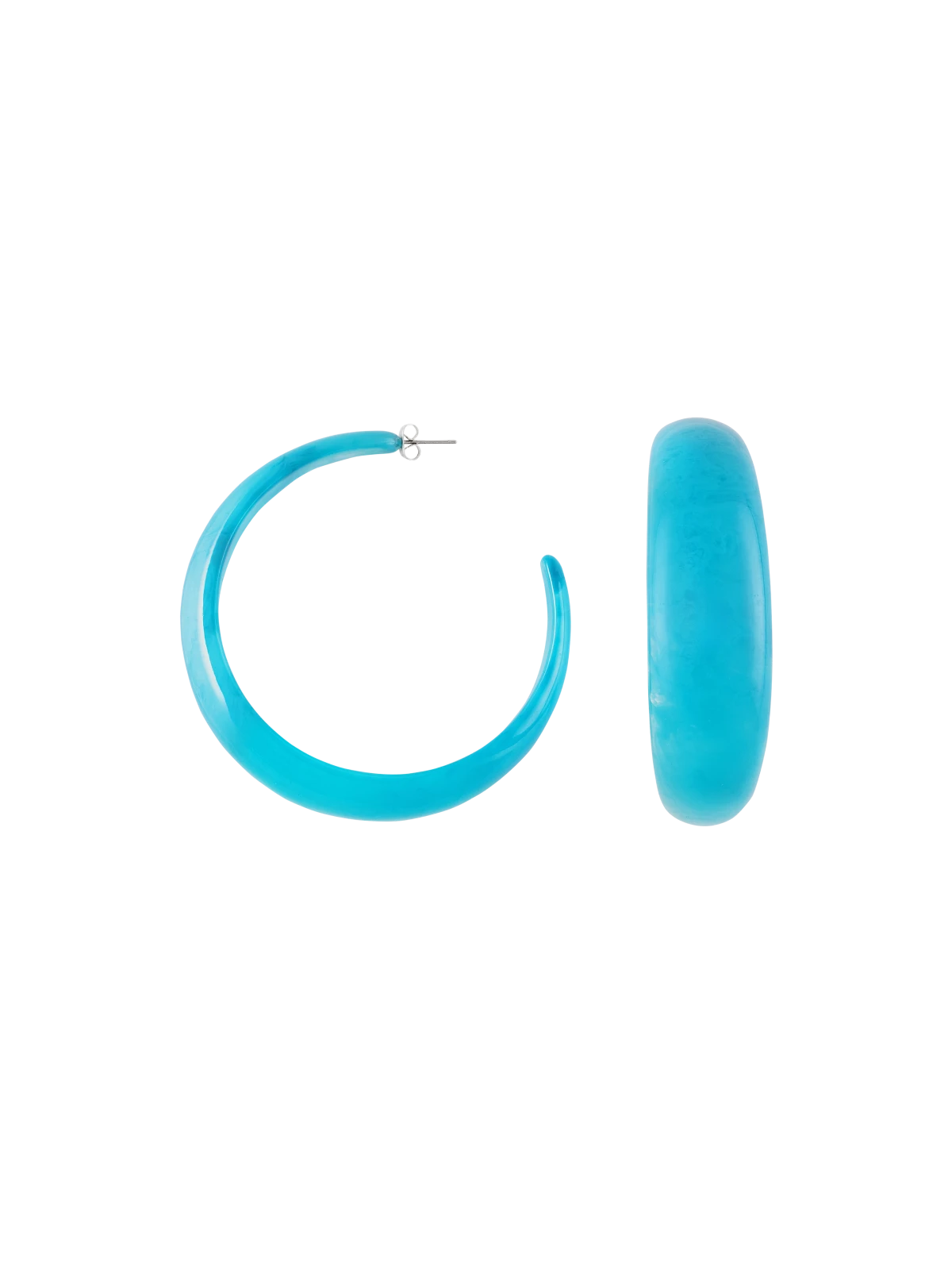 Macarena Hoops Turquoise 6 Macarena Hoops Turquoise - Image 4