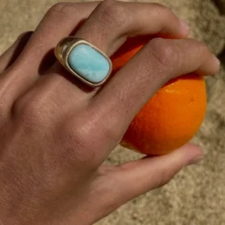 Mango Mambo Turquoise Ring