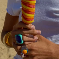 Melón Boom Blue Ring -Fashion Clothing Store MelonBoomBlueRing 2