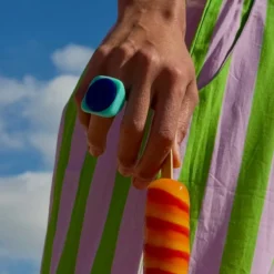 Melón Boom Blue Ring -Fashion Clothing Store MelonBoomBlueRing 4