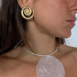 Ondina Gold Earrings -Fashion Clothing Store Ondina Gold Earrings 2