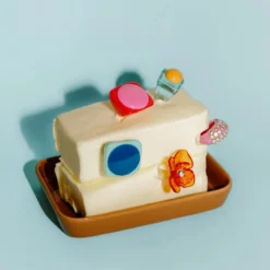 Peach Pop Blue Ring -Fashion Clothing Store PeachPopBlueRing 2