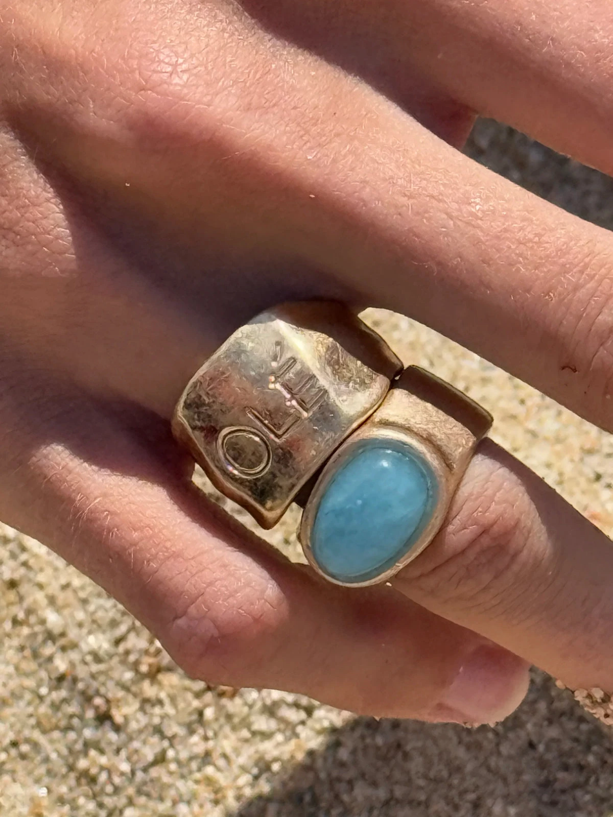 Ritmo Limón Gold Ring 4 Ritmo Limón Gold Ring - Image 2