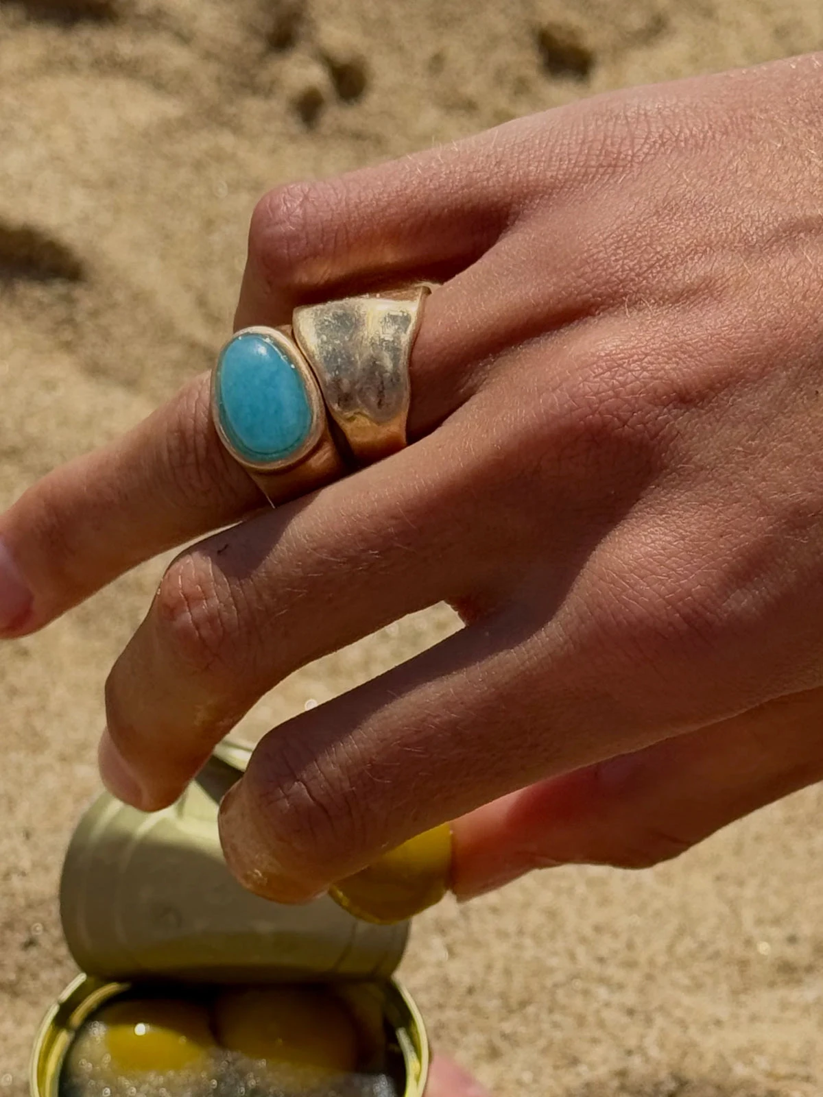 Ritmo Limón Gold Ring 5 Ritmo Limón Gold Ring - Image 3