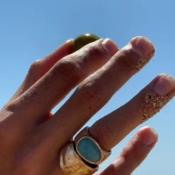 Ritmo Limón Gold Ring 11 Ritmo Limón Gold Ring -Fashion Clothing Store RitmoLimonGoldRing 4