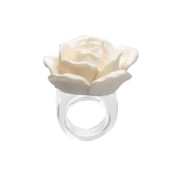 Rosy White Ring 12 Rosy White Ring -Fashion Clothing Store RosyWhiteRing 2