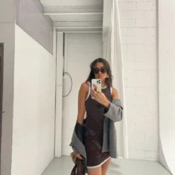 Tennis Club Dress Brown -Fashion Clothing Store Sintitulo 3 07